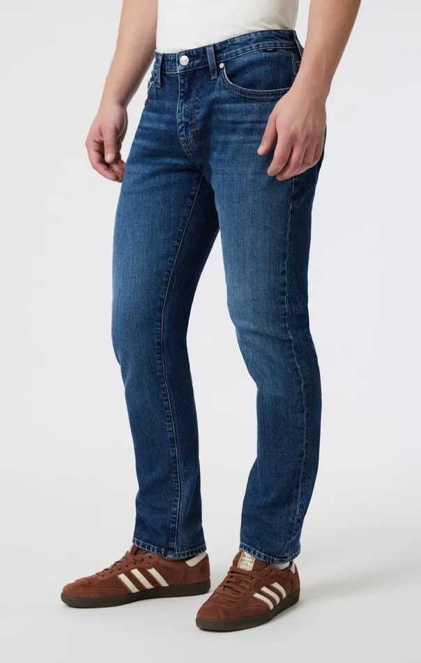 Men Marcus Slim Straight Leg In Dark Brushed Classic Blue Mavi Jeans Denim Men Marcus Slim Straight Leg In Dark Brushed Classic Blue Mavi Jeans Denim