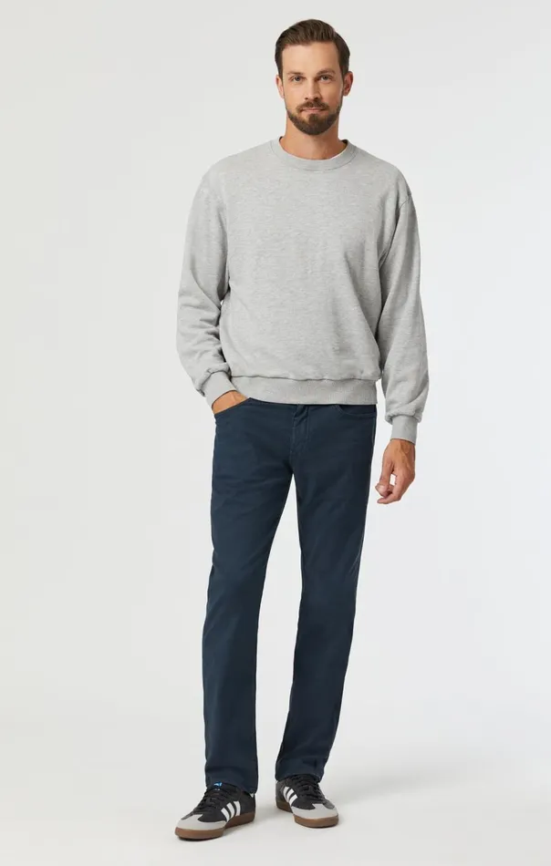 Men Marcus Slim Straight Leg In Dark Navy Luxe Twill Mavi Jeans Pants