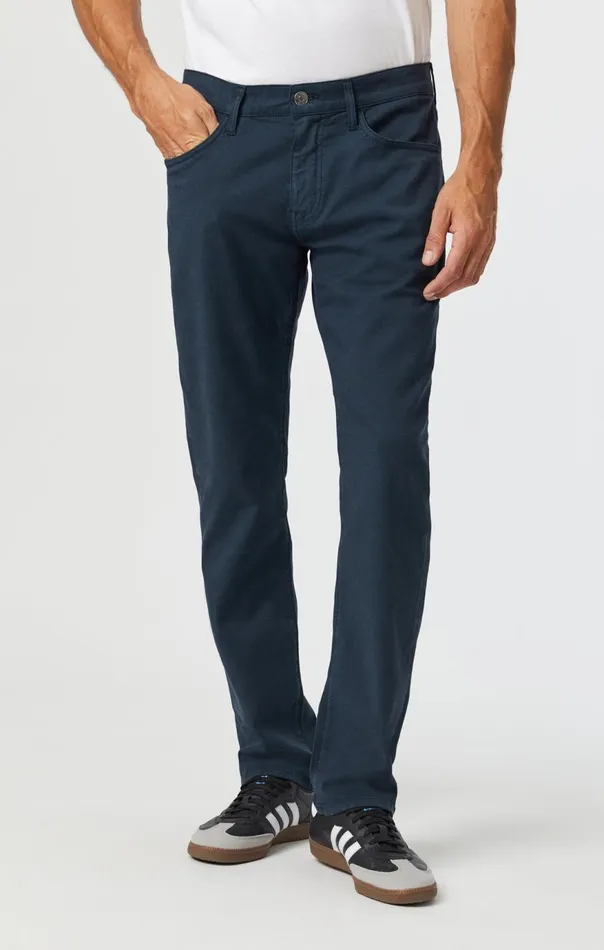 Men Marcus Slim Straight Leg In Dark Navy Luxe Twill Mavi Jeans Pants Men Marcus Slim Straight Leg In Dark Navy Luxe Twill Mavi Jeans Pants