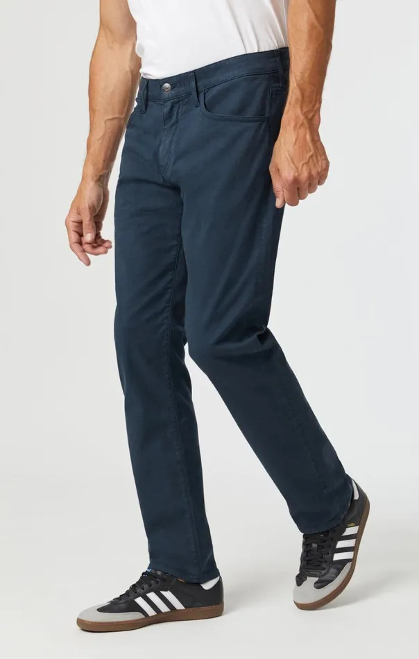 Men Marcus Slim Straight Leg In Dark Navy Luxe Twill Mavi Jeans Pants Men Marcus Slim Straight Leg In Dark Navy Luxe Twill Mavi Jeans Pants