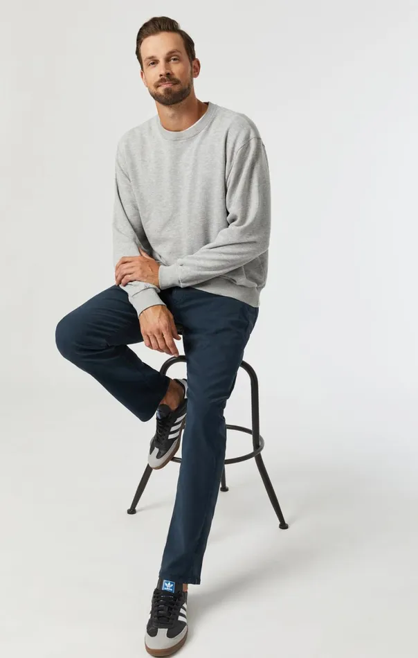 Men Marcus Slim Straight Leg In Dark Navy Luxe Twill Mavi Jeans Pants Men Marcus Slim Straight Leg In Dark Navy Luxe Twill Mavi Jeans Pants