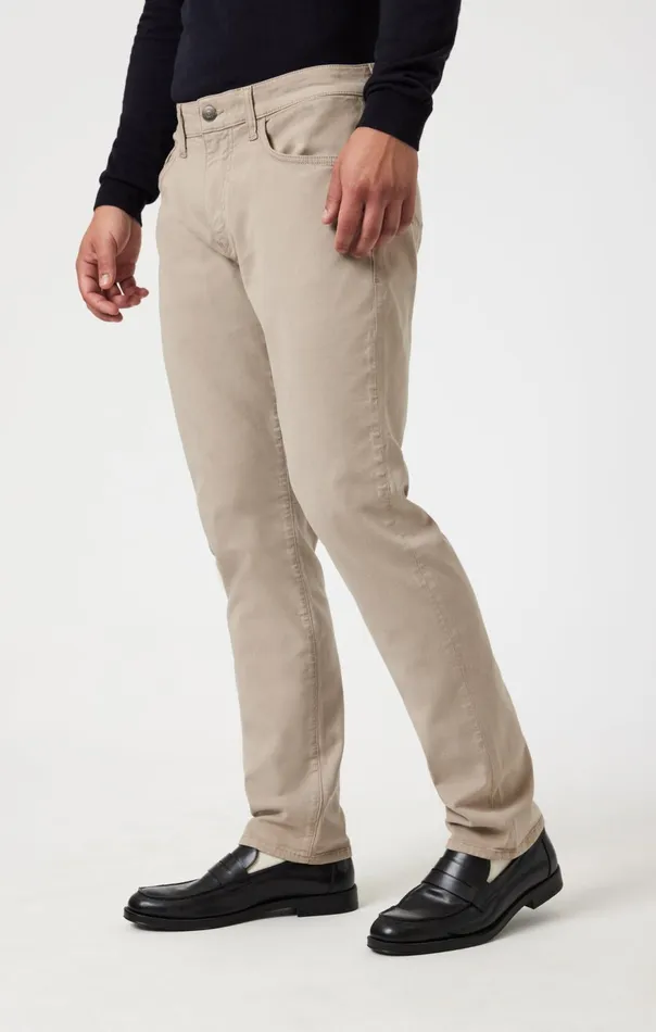 Men Marcus Slim Straight Leg In Latte Luxe Twill Mavi Jeans Pants Men Marcus Slim Straight Leg In Latte Luxe Twill Mavi Jeans Pants