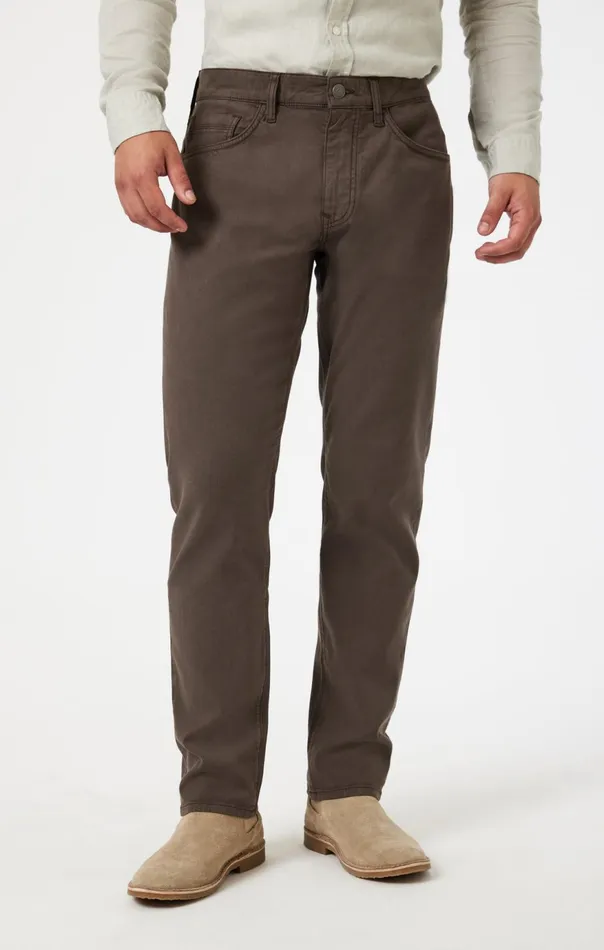 Men Marcus Slim Straight Leg In Oak Luxe Twill Mavi Jeans Pants Men Marcus Slim Straight Leg In Oak Luxe Twill Mavi Jeans Pants