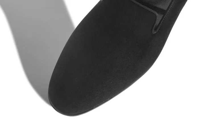 Men Mario Manolo Blahnik MARIO Black Suede Loafers Men Mario Manolo Blahnik MARIO Black Suede Loafers