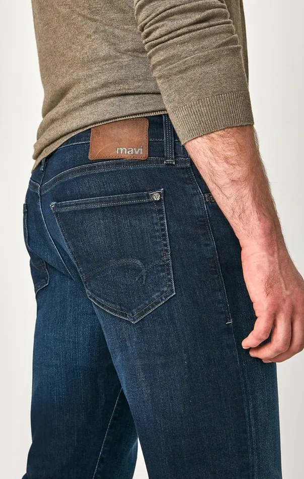Men Matt Mid Rise Relaxed Straight Leg In Deep Clean Comfort Mavi Jeans Denim Men Matt Mid Rise Relaxed Straight Leg In Deep Clean Comfort Mavi Jeans Denim