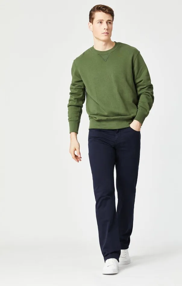 Men Matt Relaxed Straight Leg In Dark Navy Twill Mavi Jeans Pants