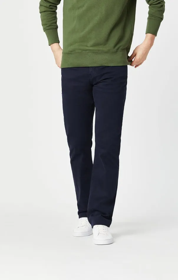 Men Matt Relaxed Straight Leg In Dark Navy Twill Mavi Jeans Pants