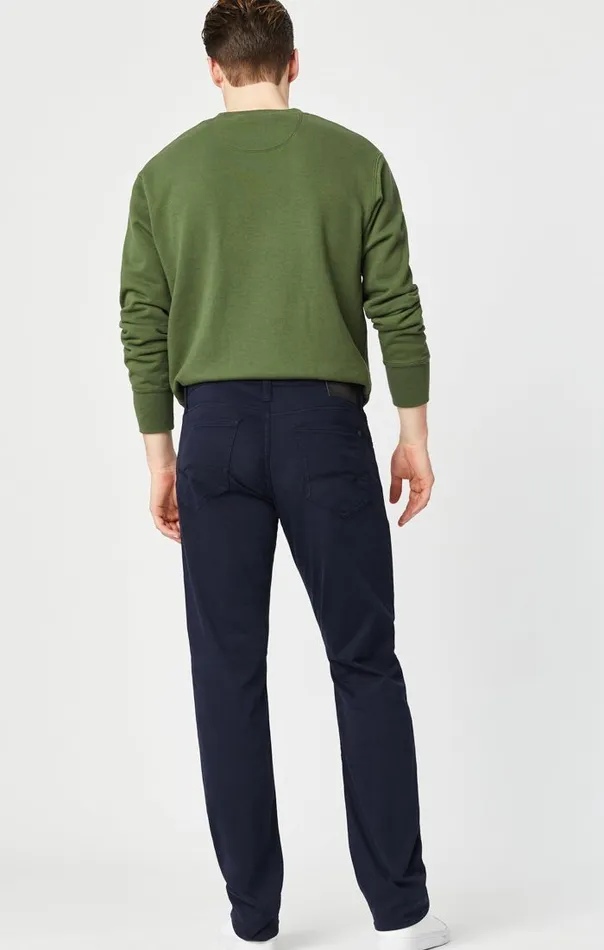 Men Matt Relaxed Straight Leg In Dark Navy Twill Mavi Jeans Pants
