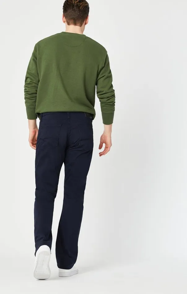 Men Matt Relaxed Straight Leg In Dark Navy Twill Mavi Jeans Pants