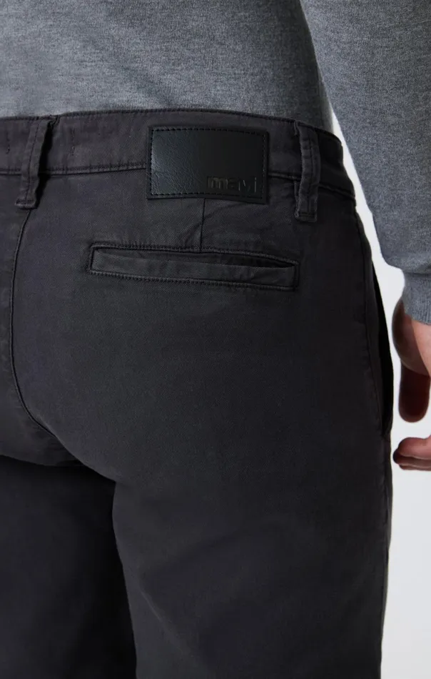 Men Milton Slim Straight Leg In Ash Luxe Twill Mavi Jeans Pants Men Milton Slim Straight Leg In Ash Luxe Twill Mavi Jeans Pants