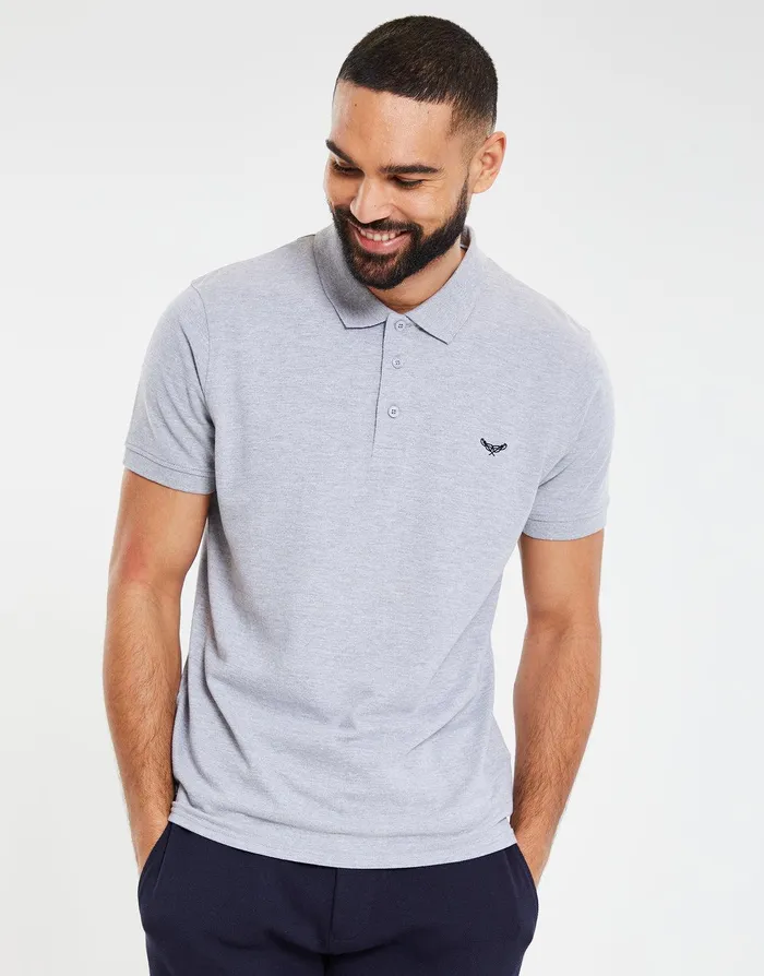 Men Multi Short Sleeve Classic Polo Shirts 3 Pack Multi Threadbare Polo Shirts