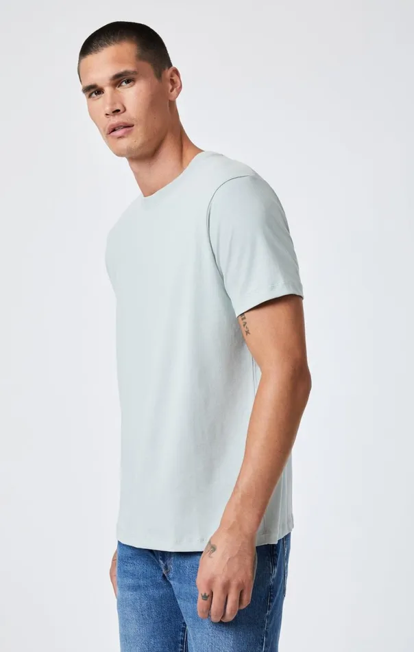 Men Natural Dyed Crew Neck TShirt In Slate Grey Mavi Jeans TShirts Men Natural Dyed Crew Neck TShirt In Slate Grey Mavi Jeans TShirts