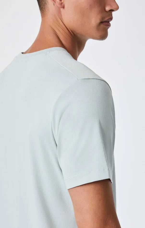 Men Natural Dyed Crew Neck TShirt In Slate Grey Mavi Jeans TShirts Men Natural Dyed Crew Neck TShirt In Slate Grey Mavi Jeans TShirts