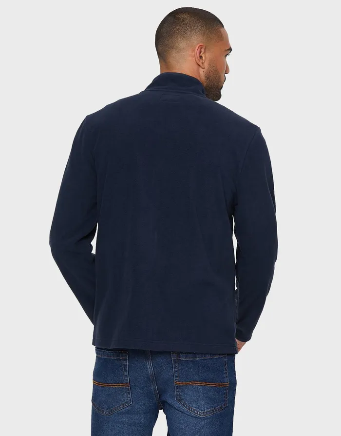 Men Navy FullZip Fleece Jacket Navy Threadbare Sweatshirts Men Navy FullZip Fleece Jacket Navy Threadbare Sweatshirts