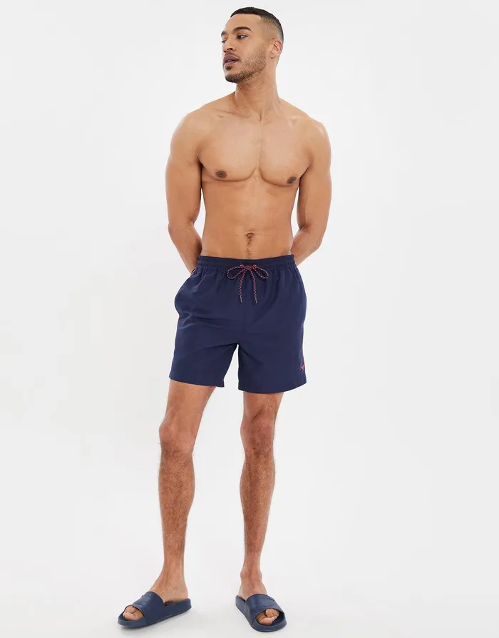 Men Navy Swim Shorts Navy Threadbare Swimwear Men Navy Swim Shorts Navy Threadbare Swimwear