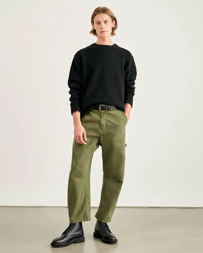 Men Pants and Shorts Nili Lotan CARPENTER PANT Canyon Dust