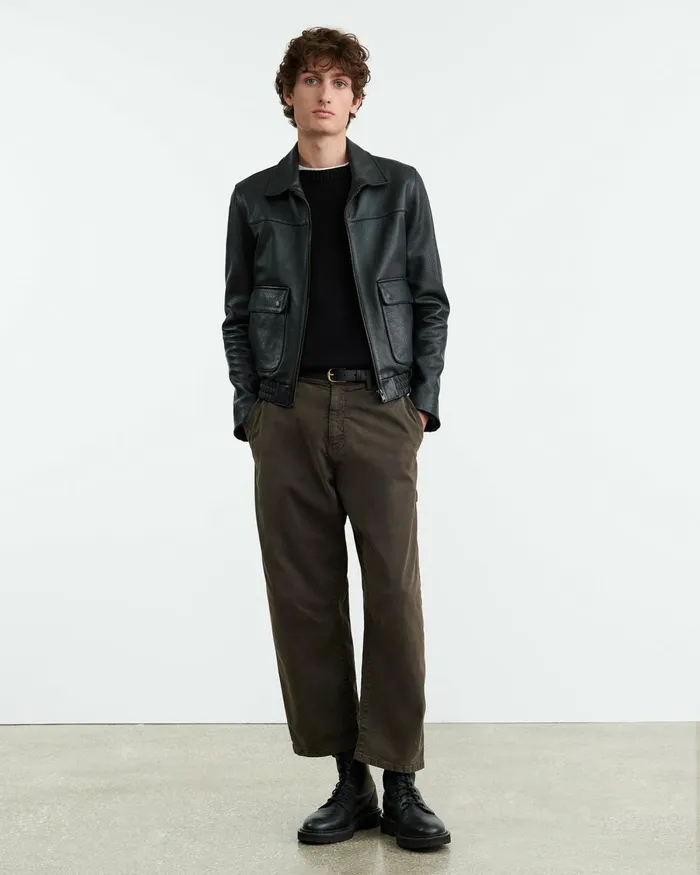 Men Pants and Shorts Nili Lotan CARPENTER PANT Canyon Dust