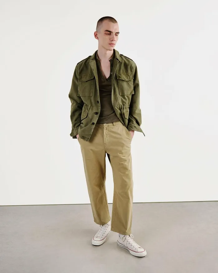 Men Pants and Shorts Nili Lotan CARPENTER PANT Canyon Dust