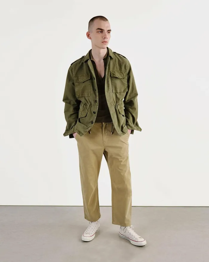 Men Pants and Shorts Nili Lotan CARPENTER PANT Canyon Dust
