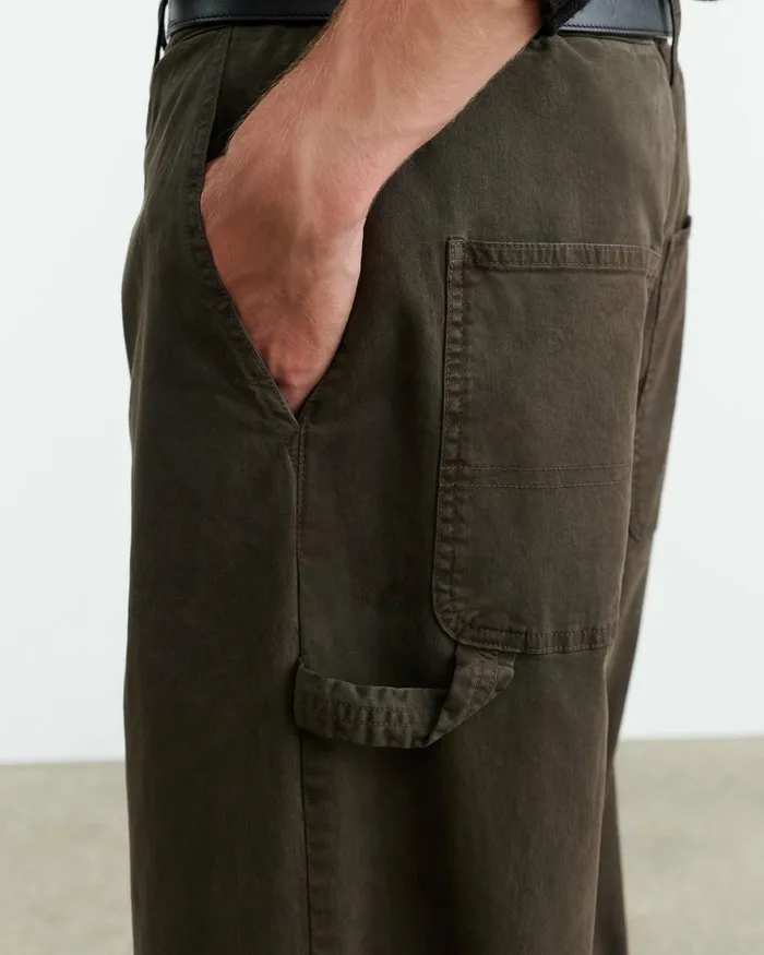 Men Pants and Shorts Nili Lotan CARPENTER PANT Canyon Dust
