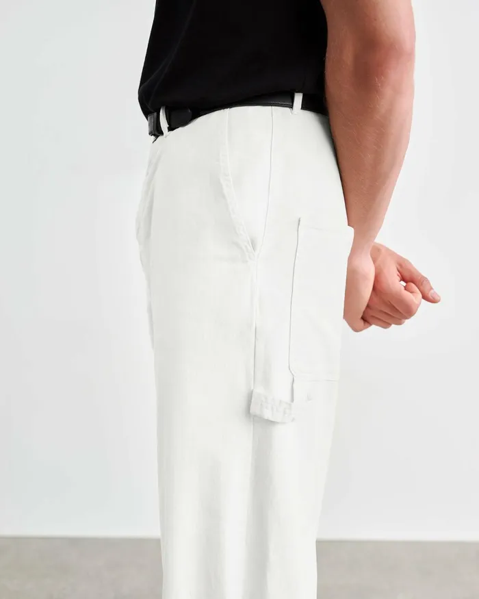 Men Pants and Shorts Nili Lotan CARPENTER PANT Canyon Dust
