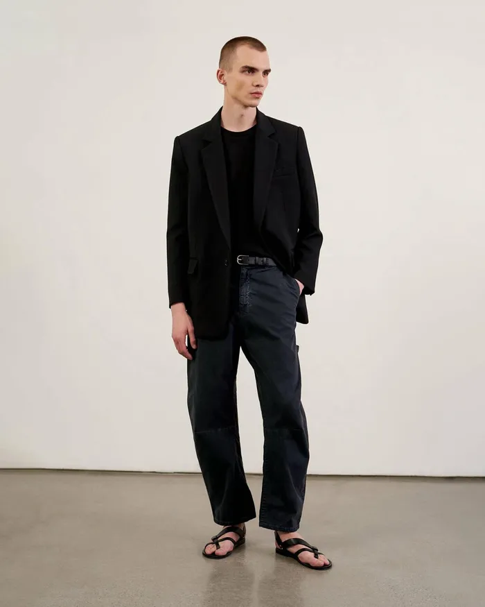 Men Pants and Shorts Nili Lotan CARPENTER PANT Canyon Dust