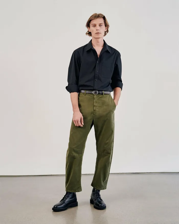 Men Pants and Shorts Nili Lotan CARPENTER PANT Canyon Dust
