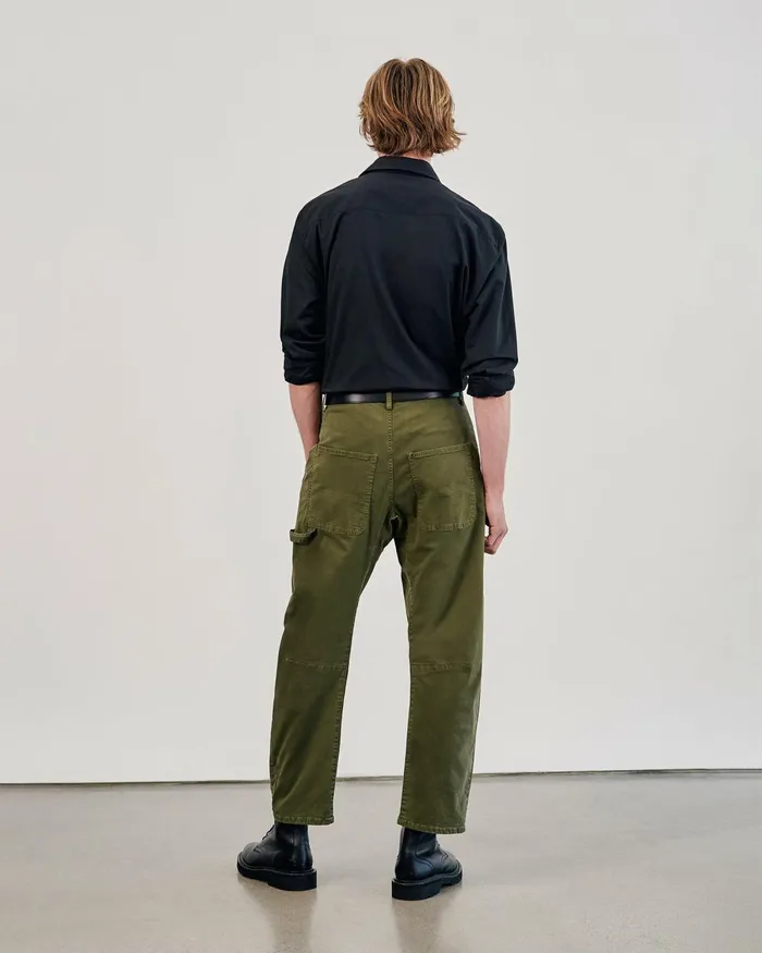 Men Pants and Shorts Nili Lotan CARPENTER PANT Canyon Dust