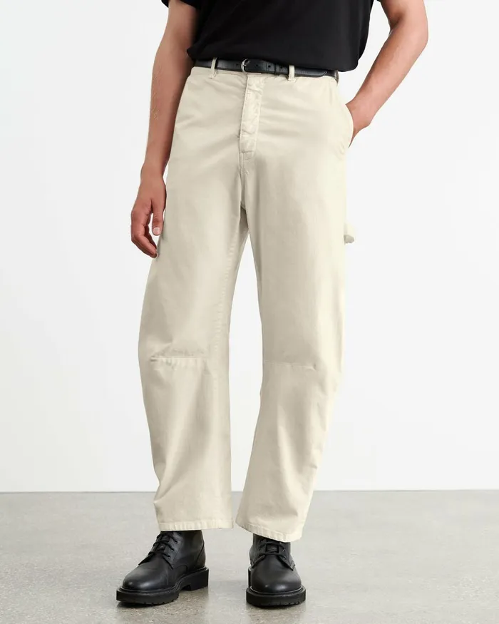 Men Pants and Shorts Nili Lotan CARPENTER PANT Canyon Dust