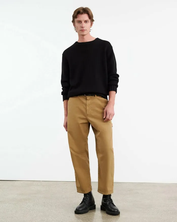 Men Pants and Shorts Nili Lotan CARPENTER PANT Canyon Dust