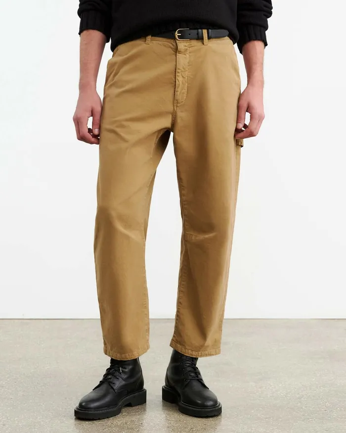 Men Pants and Shorts Nili Lotan CARPENTER PANT Canyon Dust