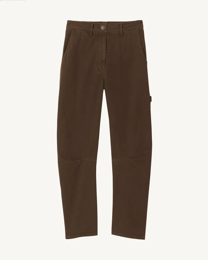 Men Pants and Shorts Nili Lotan CARPENTER PANT Canyon Dust