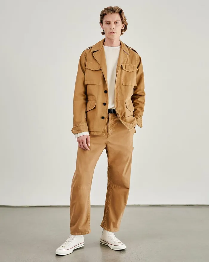 Men Pants and Shorts Nili Lotan CARPENTER PANT Canyon Dust