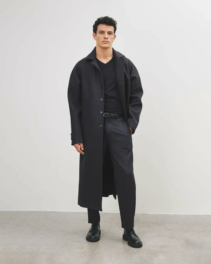 Men Pants and Shorts Nili Lotan DALINIO PANT Dark Navy
