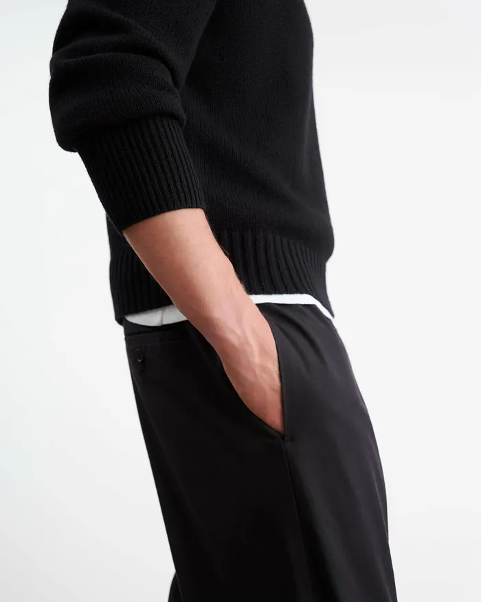 Men Pants and Shorts Nili Lotan LAWRENCE PANT Black