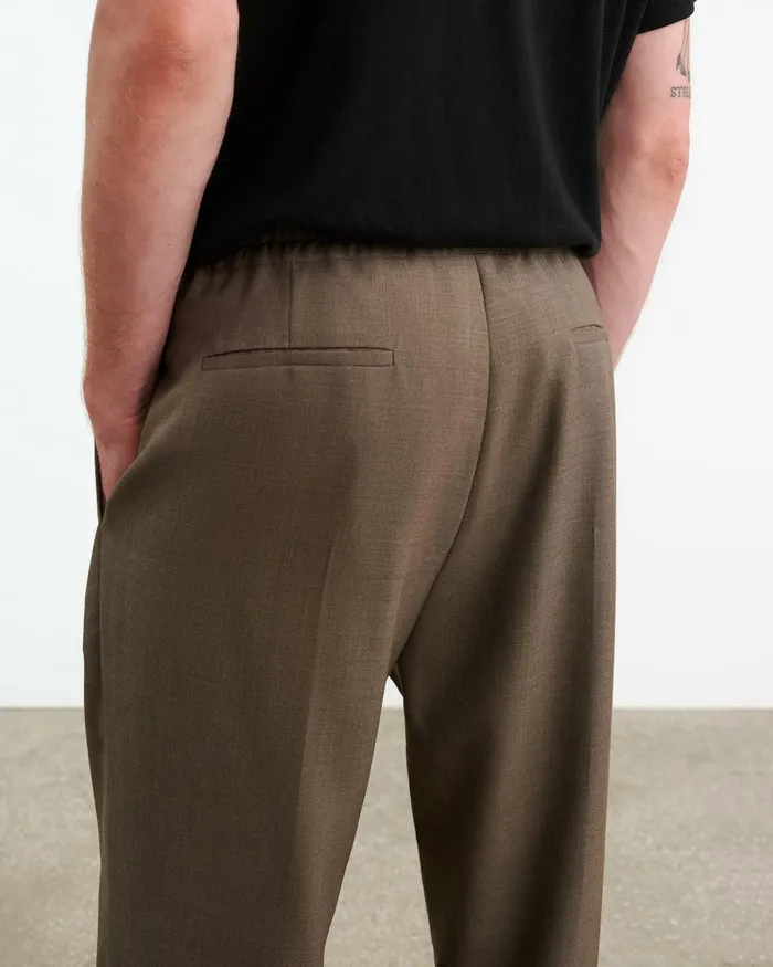Men Pants and Shorts Nili Lotan LAWRENCE PANT Taupe Grey