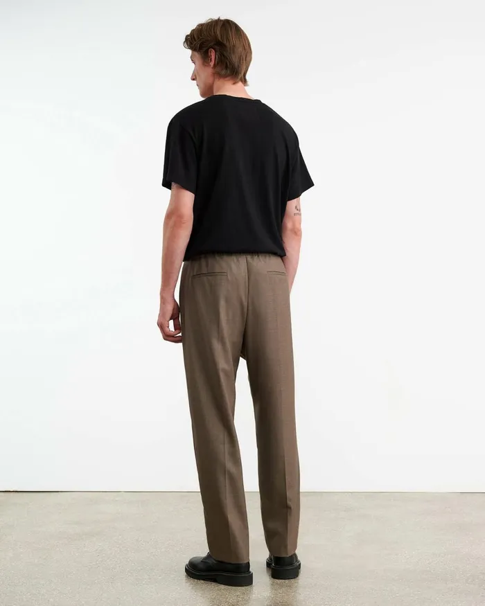 Men Pants and Shorts Nili Lotan LAWRENCE PANT Taupe Grey