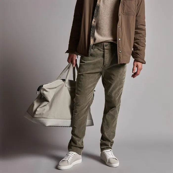 Men PantsDenim James Perse 5 Pocket Corduroy Pant Army Green Pigment