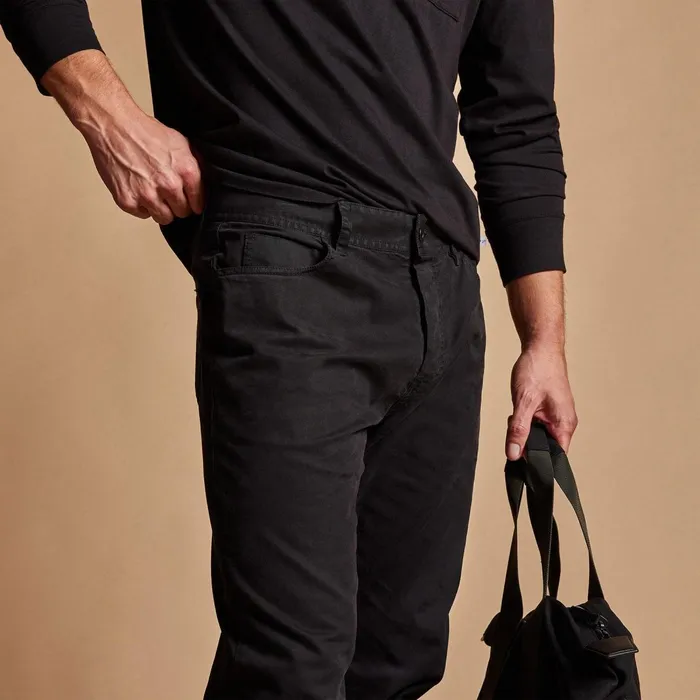 Men PantsDenim James Perse Brushed Twill 5 Pocket Pant Black
