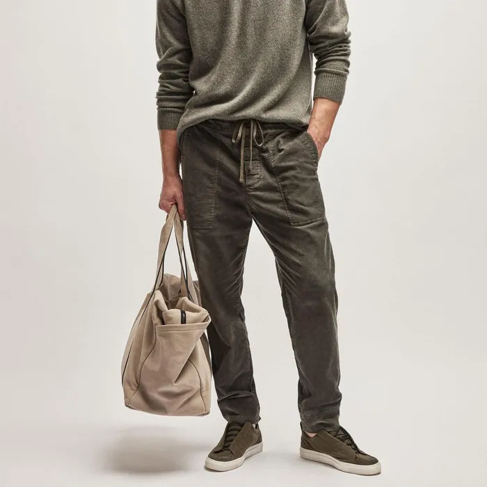 Men PantsDenim James Perse Corduroy Utility Pant Dark Olive Pigment