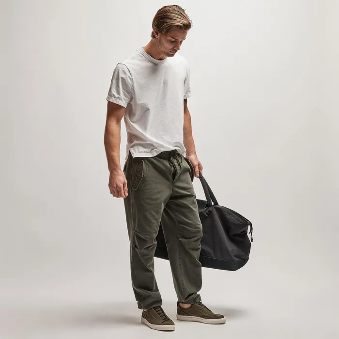 Men PantsDenim James Perse Cotton Terry Flight Pant Dark Olive Pigment