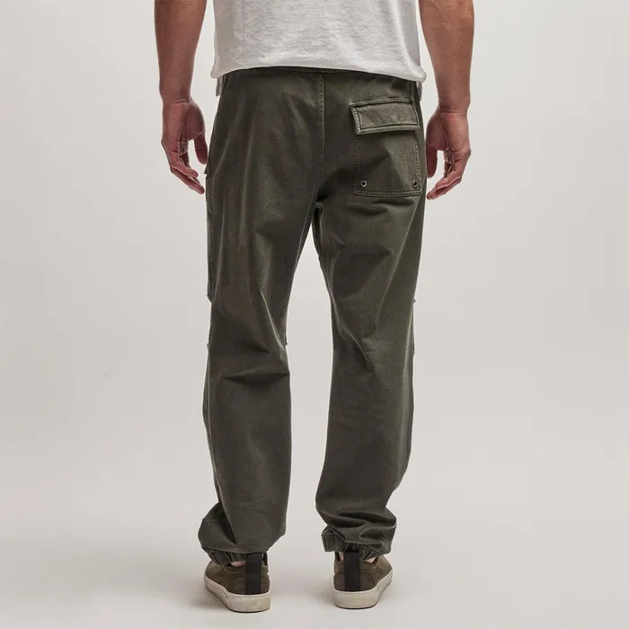 Men PantsDenim James Perse Cotton Terry Flight Pant Dark Olive Pigment
