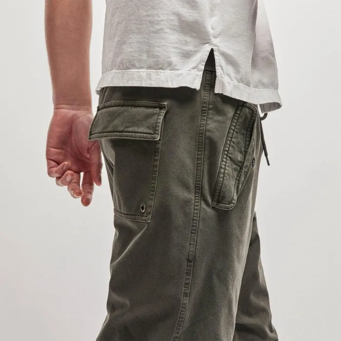 Men PantsDenim James Perse Cotton Terry Flight Pant Dark Olive Pigment