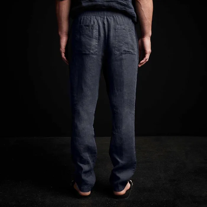 Men PantsDenim James Perse Lightweight Linen Pant Blue Oil