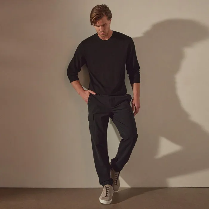 Men PantsDenim James Perse Performance Cargo Pant Black