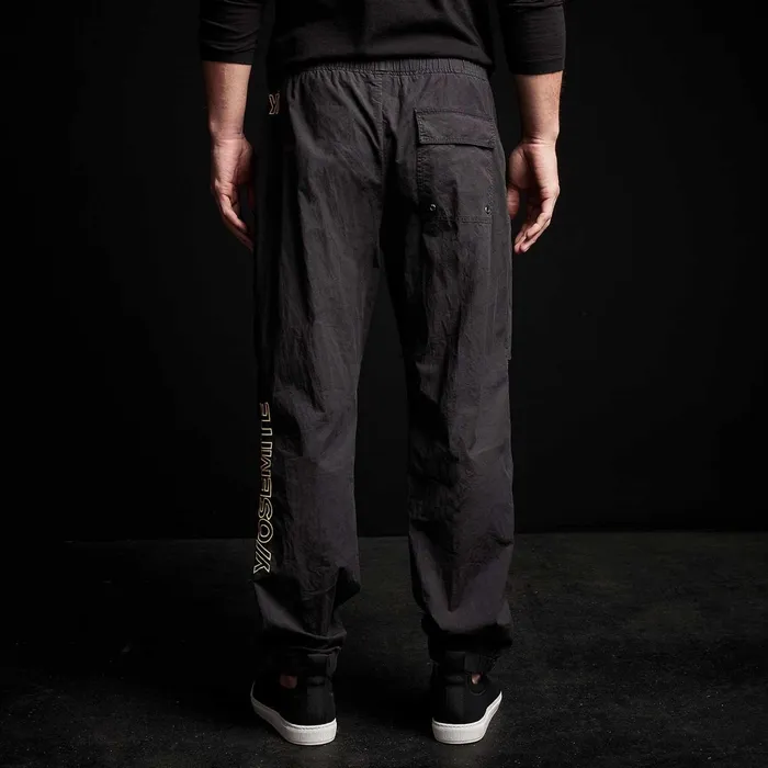 Men PantsDenim James Perse Y Embroidered Parachute Flight Pant Blackyellow