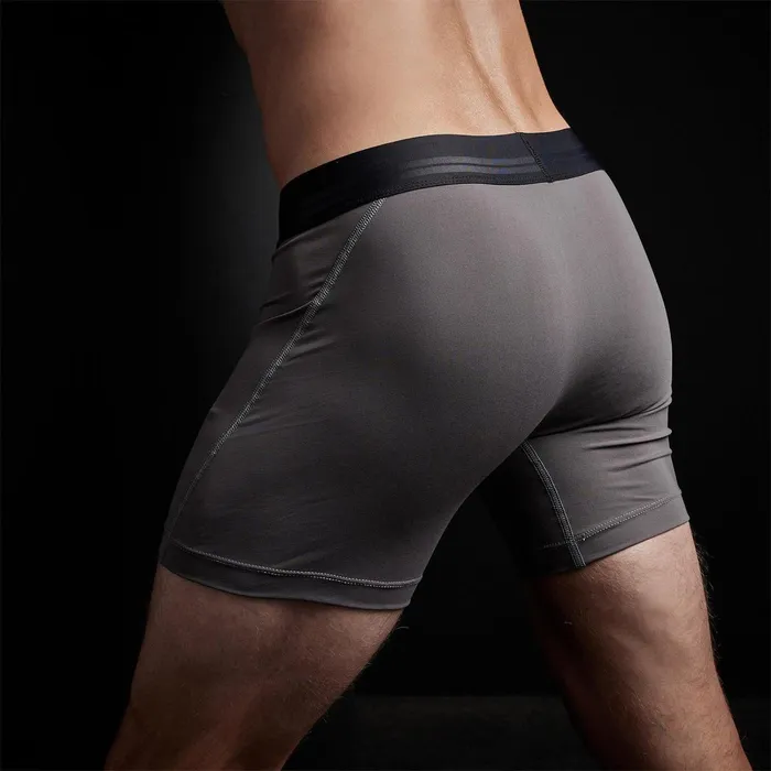 Men Performance Bottoms James Perse Cool Touch Sport Boxer Short Raccoon Grey
