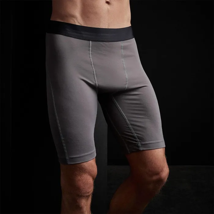 Men Performance Bottoms James Perse Cool Touch Sport Long Boxer Raccoon Grey