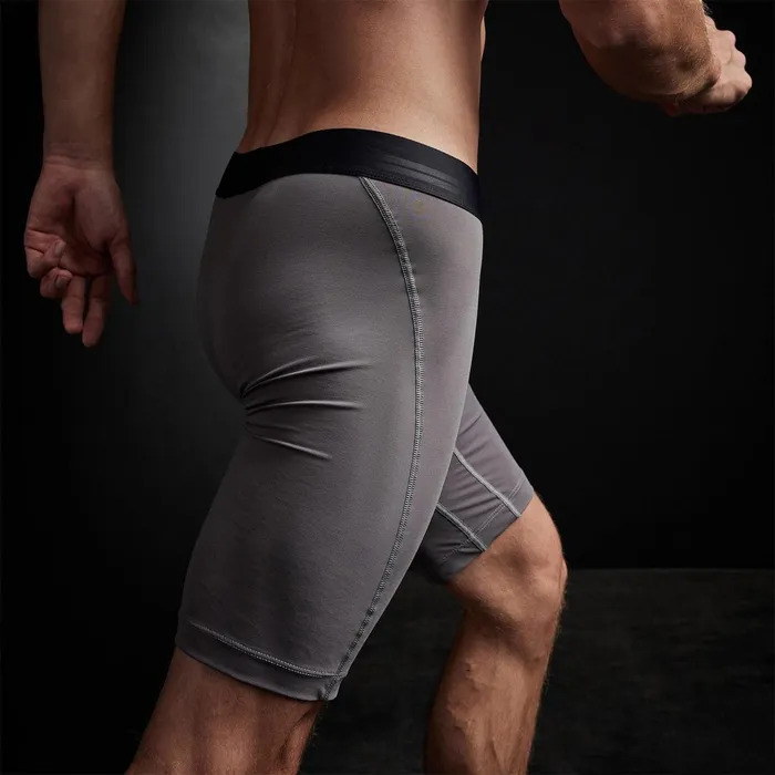 Men Performance Bottoms James Perse Cool Touch Sport Long Boxer Raccoon Grey