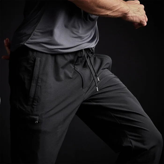 Men Performance Bottoms James Perse Performance Cotton Pant Black